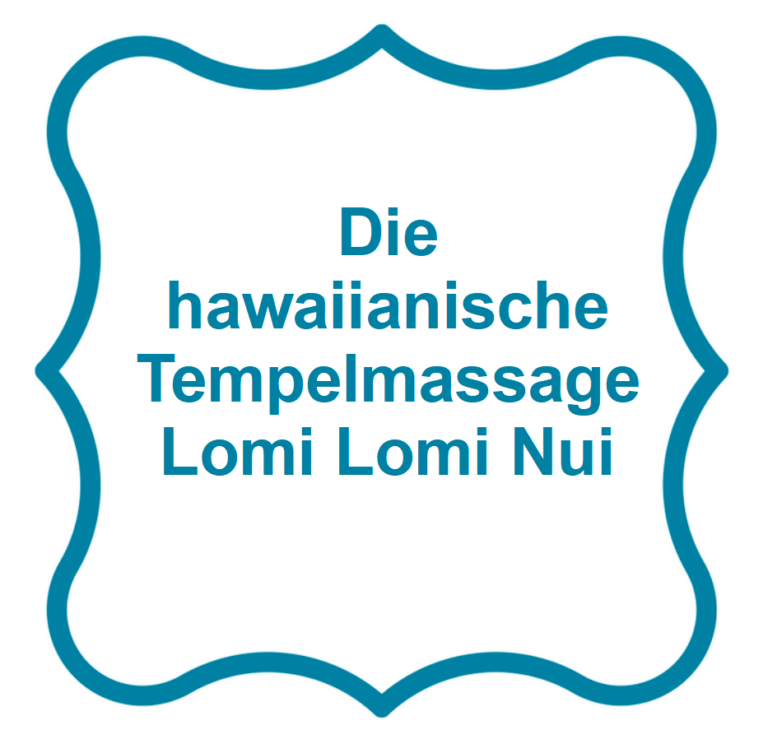 Hawaiianische Tempelmassage: Sich einfach mal wieder so richtig wohlfühlen zur Weihnachtszeit!