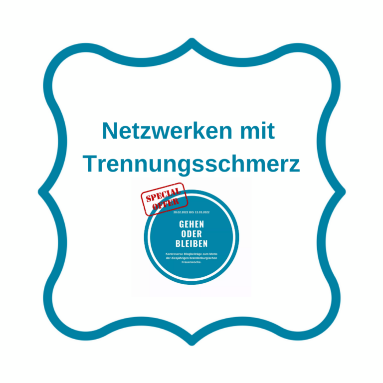 Netzwerken mit Trennungsschmerz