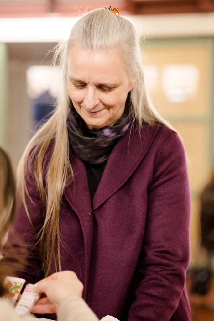 Workshop Selbstfürsorge für Frauen mit Selma Reese und Ramona Bannert im Kreativwerk Hennigsdorf. Foto: Steffi Rose