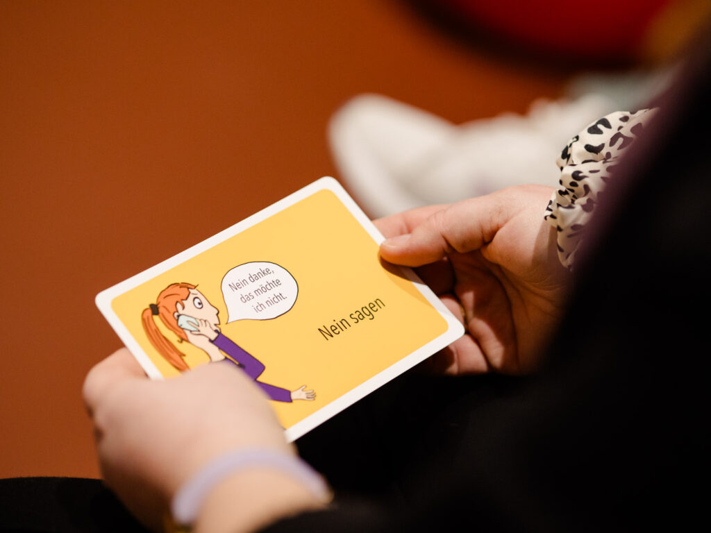 Workshop Selbstfürsorge für Frauen mit Selma Reese und Ramona Bannert im Kreativwerk Hennigsdorf. Foto: Steffi Rose