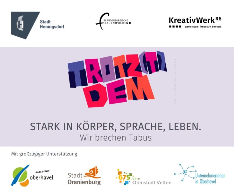 13.03.2025 Trotz(t)dem – Stark in Körper, Sprache, Leben